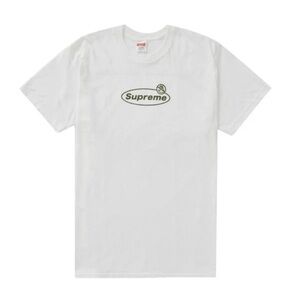 Supreme Warning Tee Shirt Top White Made In USA